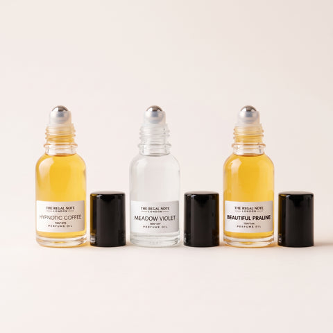 TRN - The Feminine Elegance - Women's Perfume Oil Discovery Set (3 x 15ml Perfume Oils)