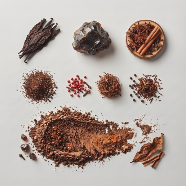 TOBACCO LEAF & SPICY NOTES
