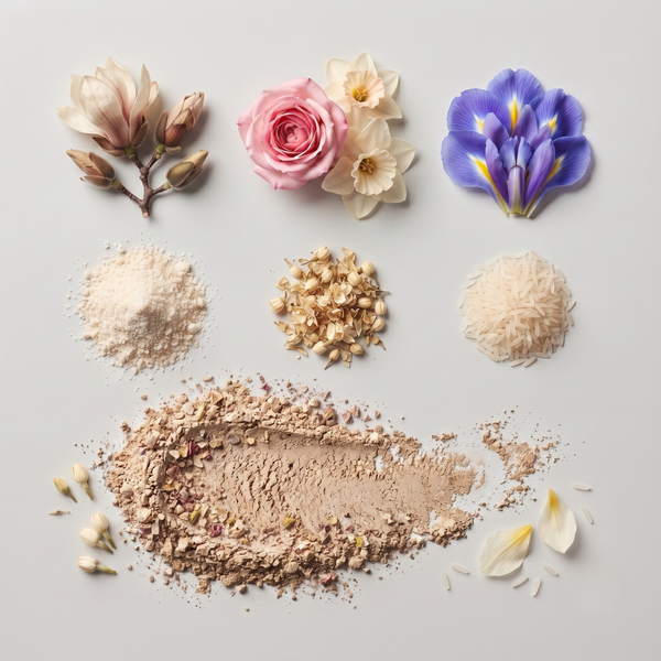 MAGNOLIA, ROSE, NARCISSUS, RICE, JASMINE & IRIS